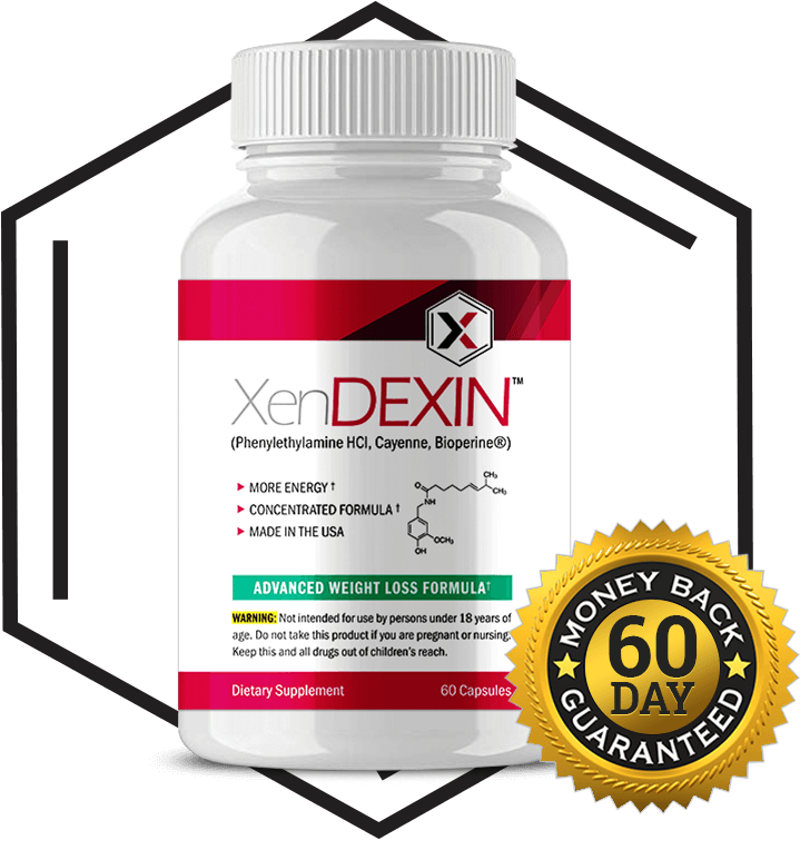 bottle of xendexin diet pill