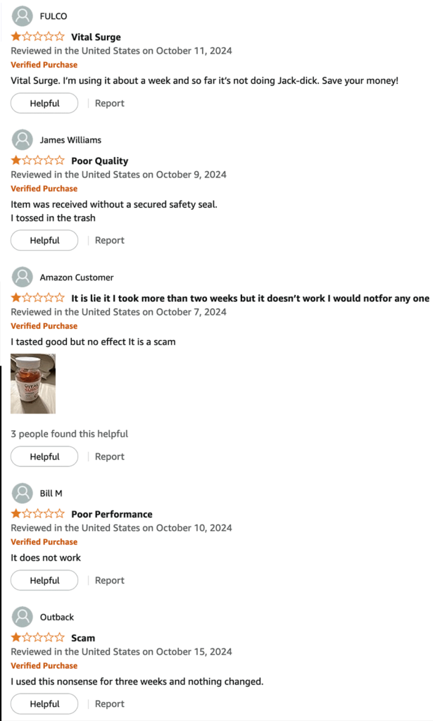 vital surge testo gummies testimonials